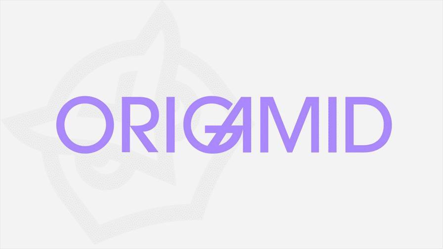 Capa do Curso Origamid 2023 com ícones de aprendizado digital