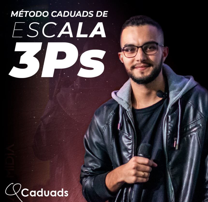 Capa do curso Escala 3PS Dropshipping CaduAds 2022 em alta resolução, com destaque para o título e nome do autor, pronto para download.