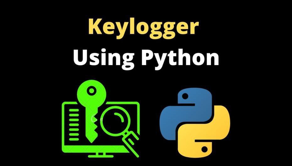 Estudante de programação ética com laptop exibindo código Python de keylogger e ransomware